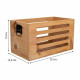 Cajas de almacenamiento Alexandra House Living Marrón Madera de abeto 17 x 15 x 28 cm 25 x 13,5 x 14 cm 22 x 10,5 x 13 cm 3 Piez