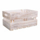 Cajas de almacenamiento Alexandra House Living CARGO Blanco Madera de abeto 24 x 19 x 38 cm 33 x 20 x 18 cm 28 x 15,5 x 17 cm 3 