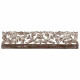 Perchero de Pared Alexandra House Living Marrón oscuro Hierro Madera de mango 5 x 12 x 50 cm