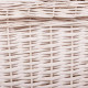 Cajas de almacenamiento Alexandra House Living Blanco Mimbre Madera de sauce 2 Piezas