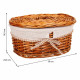 Cajas de almacenamiento Alexandra House Living Natural Mimbre Madera de sauce 20 x 14 x 10 cm 23 x 14 x 30 cm 2 Piezas