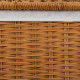 Set of Baskets Alexandra House Living Brown Polyester Rattan 2 Pieces