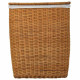 Set of Baskets Alexandra House Living Brown Polyester Rattan 2 Pieces