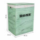 Juego de Cestos Alexandra House Living Verde Madera de Paulonia 2 Piezas