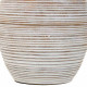 Caja Decorativa Alexandra House Living Blanco Poliresina 19 x 23 x 19 cm