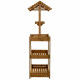 Expositor Alexandra House Living Madera de abeto 50 x 165 x 62 cm Estantería 4 Estantes