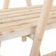 Counter Display Alexandra House Living Fir wood 127 x 38 x 98 cm Shelves 3 Shelves