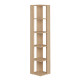 Corner Shelves Alexandra House Living Oak Wood MDP 33 x 161 x 33 cm 5 Shelves