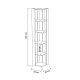 Corner Shelves Alexandra House Living White Wood MDP 33 x 161 x 33 cm 5 Shelves