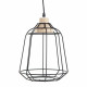 Lámpara de Techo Alexandra House Living Negro Natural