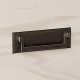 Mesita de Noche Alexandra House Living Blanco Metal Madera de pino 43 x 50 x 32 cm 3 cajones
