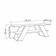 TV furniture Alexandra House Living Diagonal Brown 120 x 40 x 33 cm