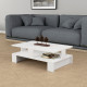 Centre Table Alexandra House Living White Wood MDP 80 x 28 x 50 cm Double height