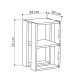 Centre Table Alexandra House Living White Wood MDP 60 x 32 x 60 cm 1 Shelves