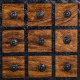 Baúl Alexandra House Living Marrón Metal Madera de mango 20 x 12 x 38 cm Estilo artesanal