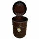 Decorative canister Alexandra House Living Brown Iron Traditional style 29 x 40 x 29 cm