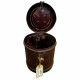 Bidón decorativo Alexandra House Living Marrón Hierro Estilo artesanal 19 x 23 x 19 cm