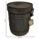 Decorative canister Alexandra House Living Brown Iron Traditional style 23 x 29 x 23 cm