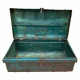 Decorative suitcase Alexandra House Living Blue Iron Traditional style 36 x 19 x 66 cm