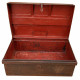 Decorative suitcase Alexandra House Living Brown Iron Traditional style 42 x 27 x 69 cm