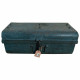 Maleta decorativa Alexandra House Living Azul Hierro Estilo artesanal 33 x 25 x 66 cm