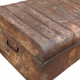 Decorative suitcase Alexandra House Living Brown Iron Traditional style 49 x 33 x 71 cm