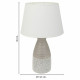 Desk lamp Alexandra House Living Silver Ceramic 14 x 36 x 14 cm