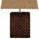 Lámpara de mesa Alexandra House Living Marrón Poliresina 220-240 V 13 x 24 x 13 cm