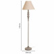 Lámpara de Pie Alexandra House Living Blanco Gris 220-240 V 38 x 150 x 38 cm