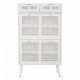 Armario zapatero Alexandra House Living Blanco 32 x 120 x 70 cm Rejilla