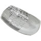 Centerpiece Alexandra House Living Silver 27 x 15 x 6 cm