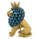 Decorative Figure Alexandra House Living Golden Acrylic Plastic Melamin Lion