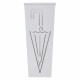 Umbrella stand Alexandra House Living Cream 20 x 50 x 20 cm