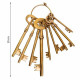 Decorative Figure Alexandra House Living Brass Keys 3 x 20 x 10 cm