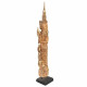 Decorative Figure Alexandra House Living Brown Wood 7 x 76 x 12 cm