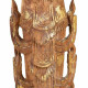 Decorative Figure Alexandra House Living Brown Wood 7 x 76 x 12 cm