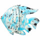 Decorative Figure Alexandra House Living Blue Mango wood Fish 8 x 46 x 62 cm