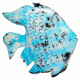 Decorative Figure Alexandra House Living Blue Mango wood Fish 8 x 46 x 62 cm
