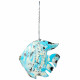 Decorative Figure Alexandra House Living Blue Mango wood Fish 8 x 46 x 62 cm