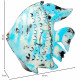 Decorative Figure Alexandra House Living Blue Mango wood Fish 8 x 46 x 62 cm
