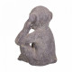 Decorative Figure Alexandra House Living Grey Magnesium Monkey 26 x 40 x 35 cm