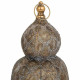Portavelas Alexandra House Living Oro Vidrio Hierro 21 x 55 x 21 cm