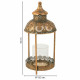 Candleholder Alexandra House Living Gold Glass Iron 19 x 42 x 19 cm