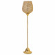 Portavelas Alexandra House Living Dorado Vidrio Hierro 19 x 93 x 19 cm