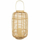 Lantern Alexandra House Living Natural Bamboo Rattan 29 x 48 x 29 cm