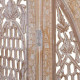 Biombo Alexandra House Living Blanco 2 x 180 x 153 cm