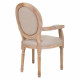 Dining Chair Alexandra House Living Cream 46 x 96 x 55 cm