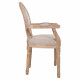 Dining Chair Alexandra House Living Cream 46 x 96 x 55 cm