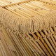 Mesa auxiliar Alexandra House Living Natural Bambú Cuerda 43 x 47 x 43 cm