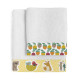 Juego de Toallas HappyFriday Harvestwood Multicolor 2 Piezas